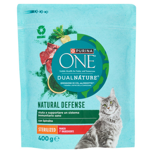 PURINA ONE DualNature Sterilizzato Manzo 400g