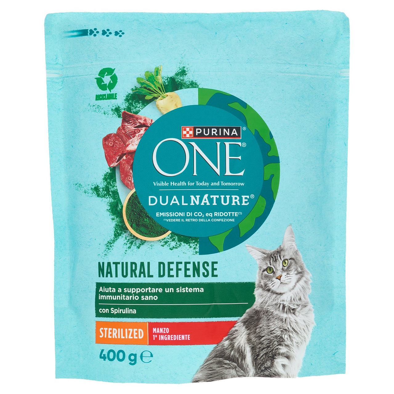 PURINA ONE DualNature Sterilizzato Manzo 400g