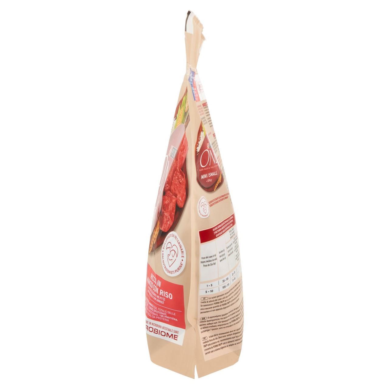Crocchette Manzo e Riso Purina One Mini Conad