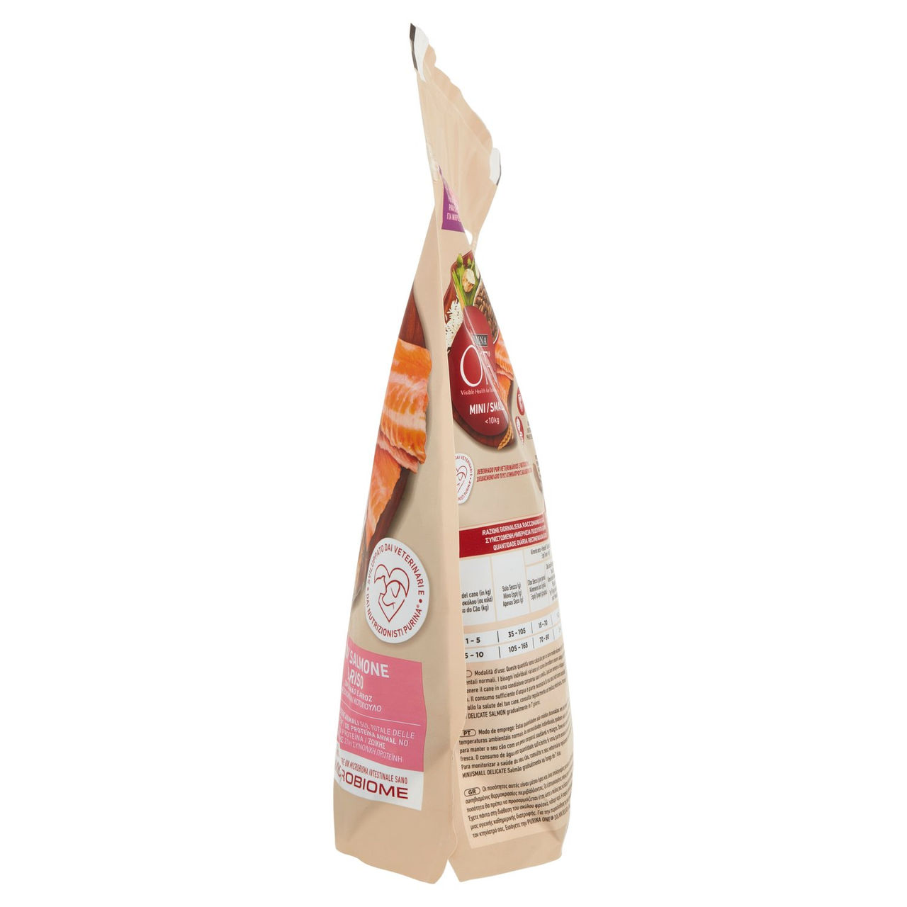 PURINA ONE Mini/Small Delicate Salmone e Riso 800 g