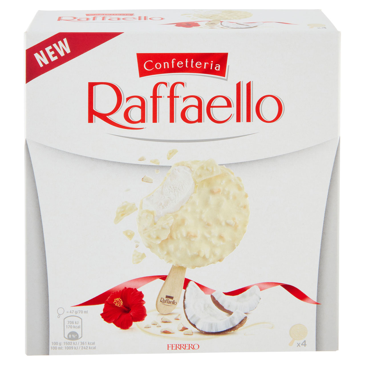 Raffaello Gelato 4 x 47 g