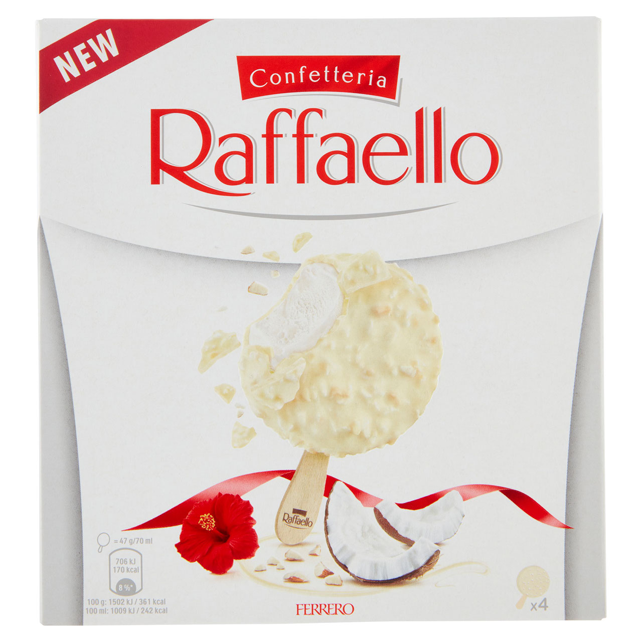 Raffaello Gelato 4 x 47 g