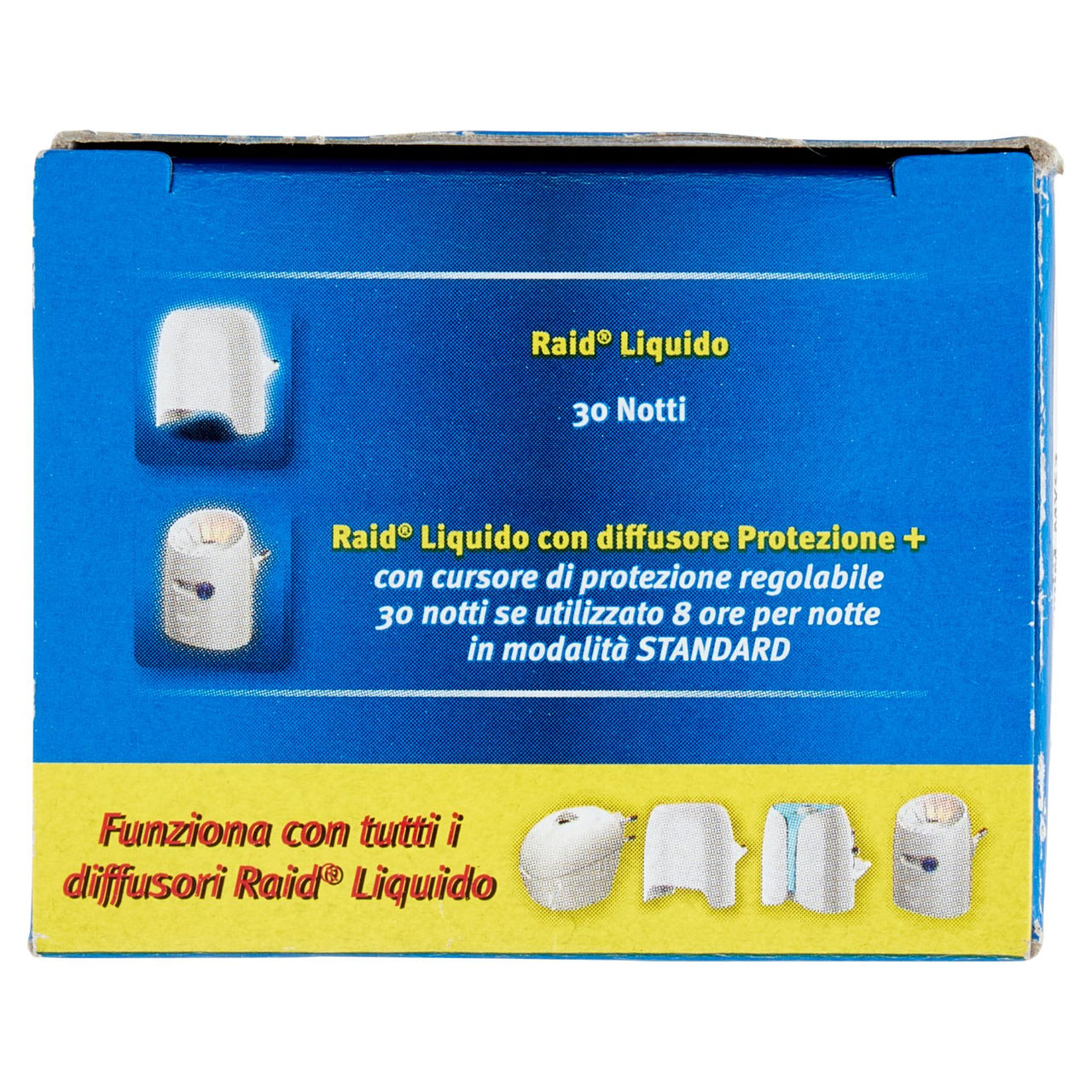 Raid Liquido Elettrico Antizanzare Comuni e Tigre, Ricarica, Inodore, 30 Notti, 21 ml