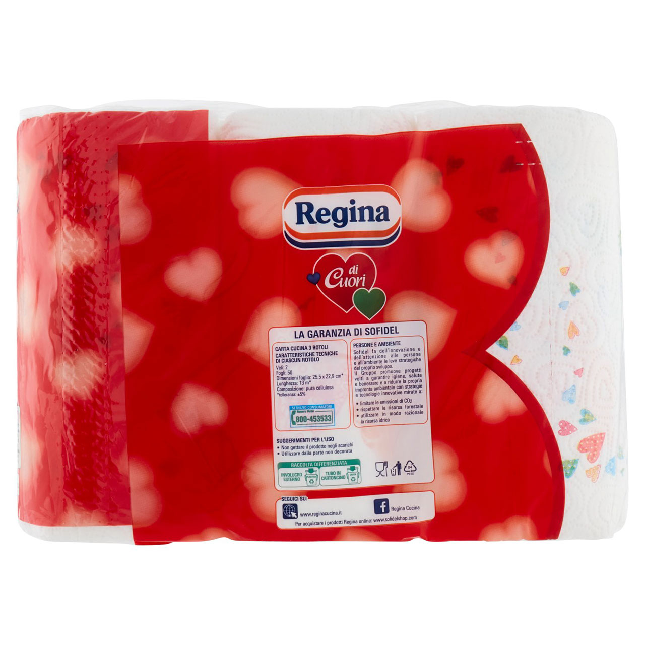 Regina di Cuori carta cucina 3 rotoli