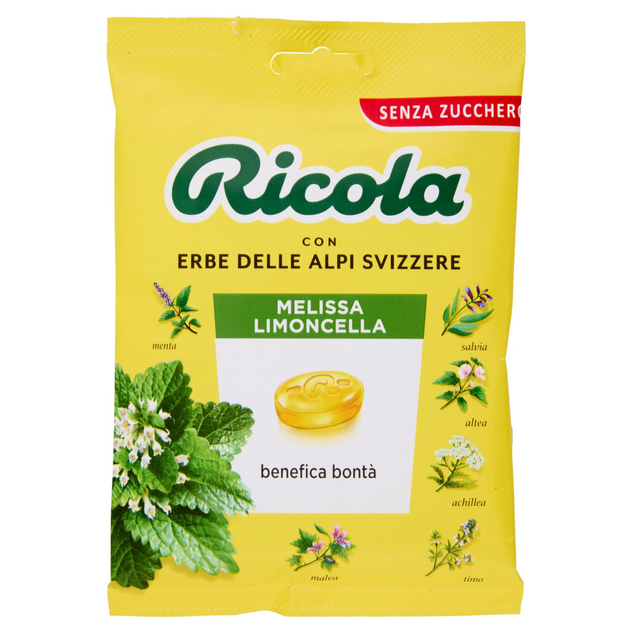 Ricola Melissa Limoncella Senza Zucchero 70 g