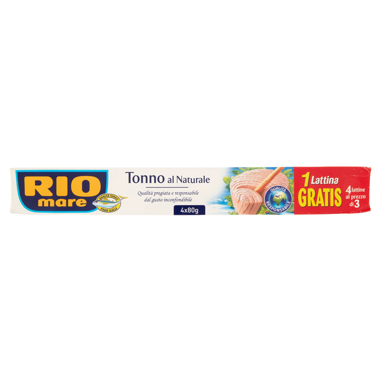 Rio Mare Tonno Naturale 4x 80g in vendita online