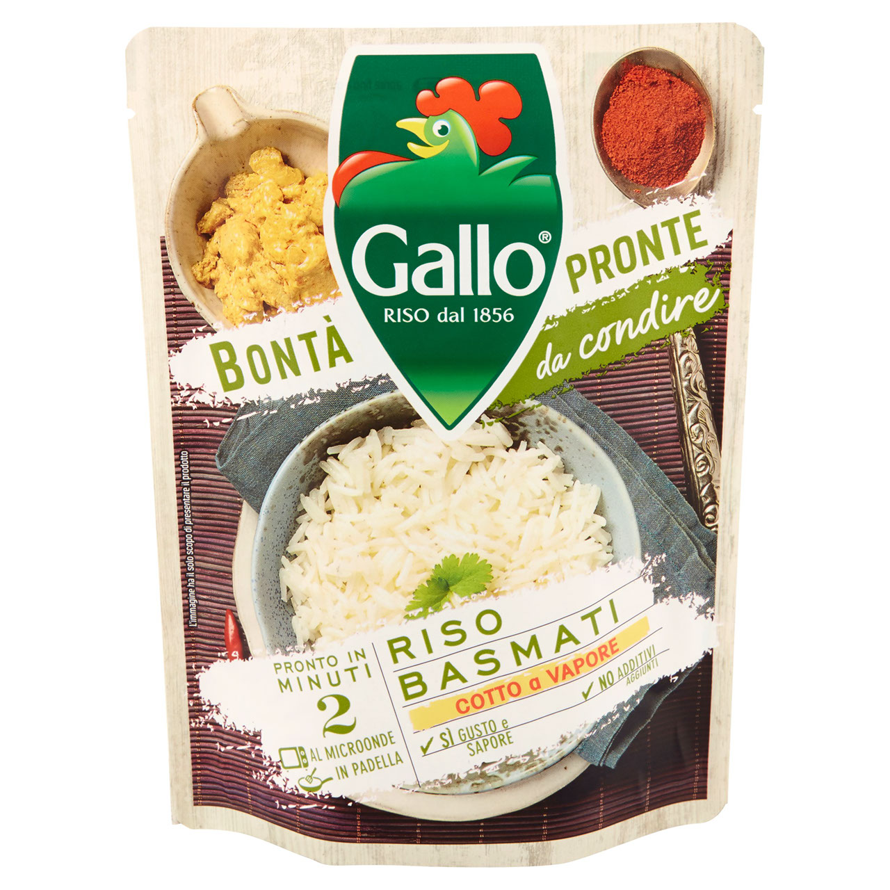 Riso Gallo Bontà Pronte da condire Riso Basmati 250 g