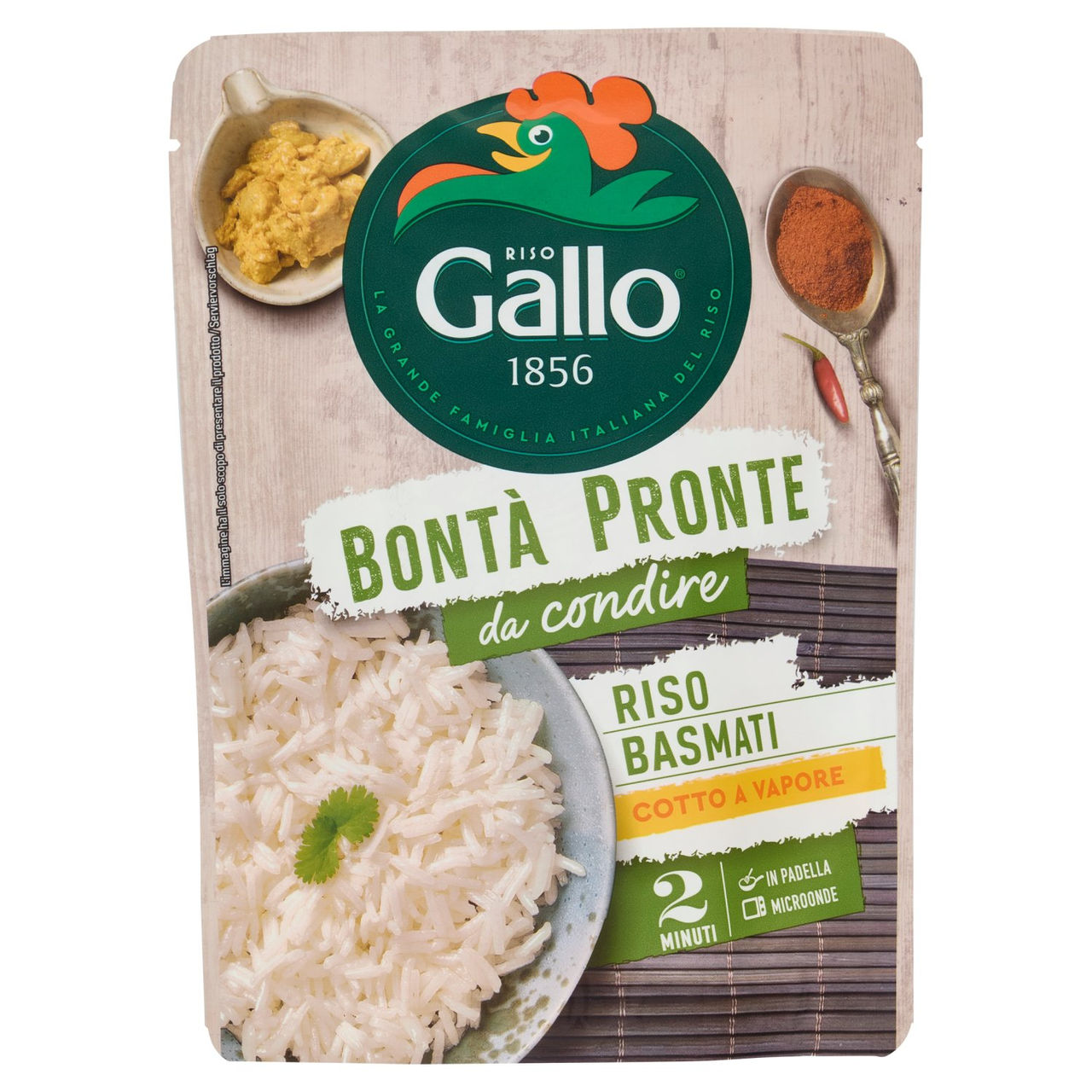 Riso Gallo Bontà Pronte da condire Riso Basmati 250 g