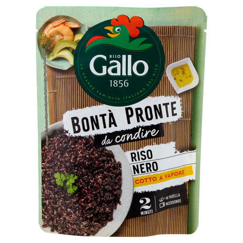 Riso Gallo Bontà Pronte da condire Riso Nero 250 g