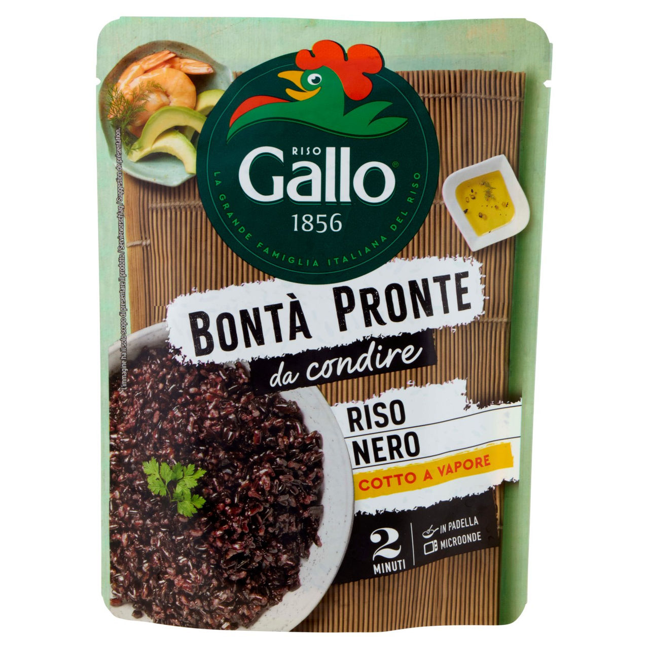 Riso Gallo Bontà Pronte da condire Riso Nero 250 g