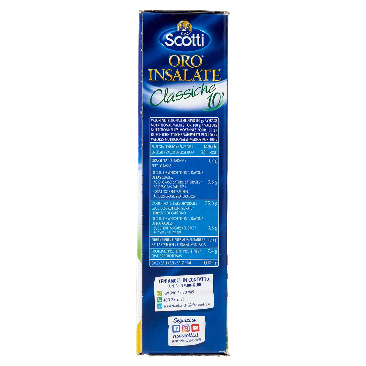 Riso Scotti Oro Insalate 10' in vendita online