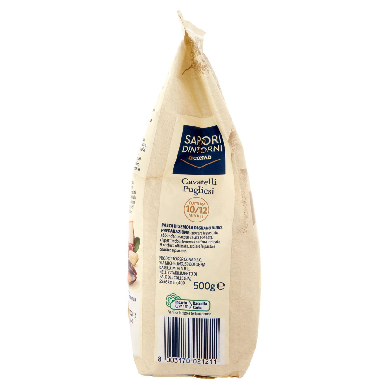 Cavatelli Pugliesi 500 g Conad in vendita online