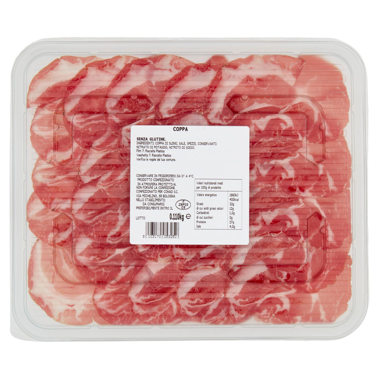 Coppa 110g Conad in vendita online