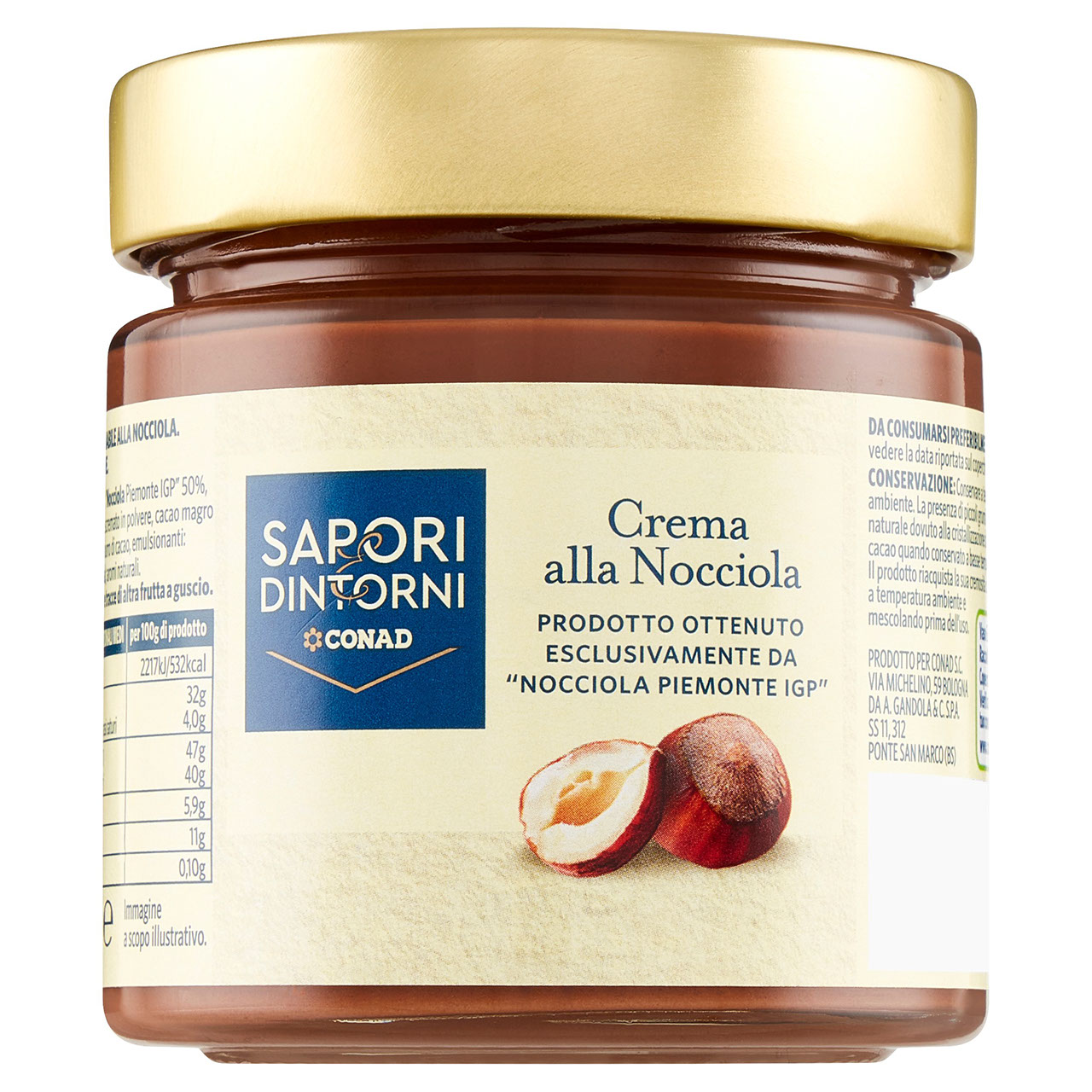 Crema alla Nocciola 200 g Conad in vendita online