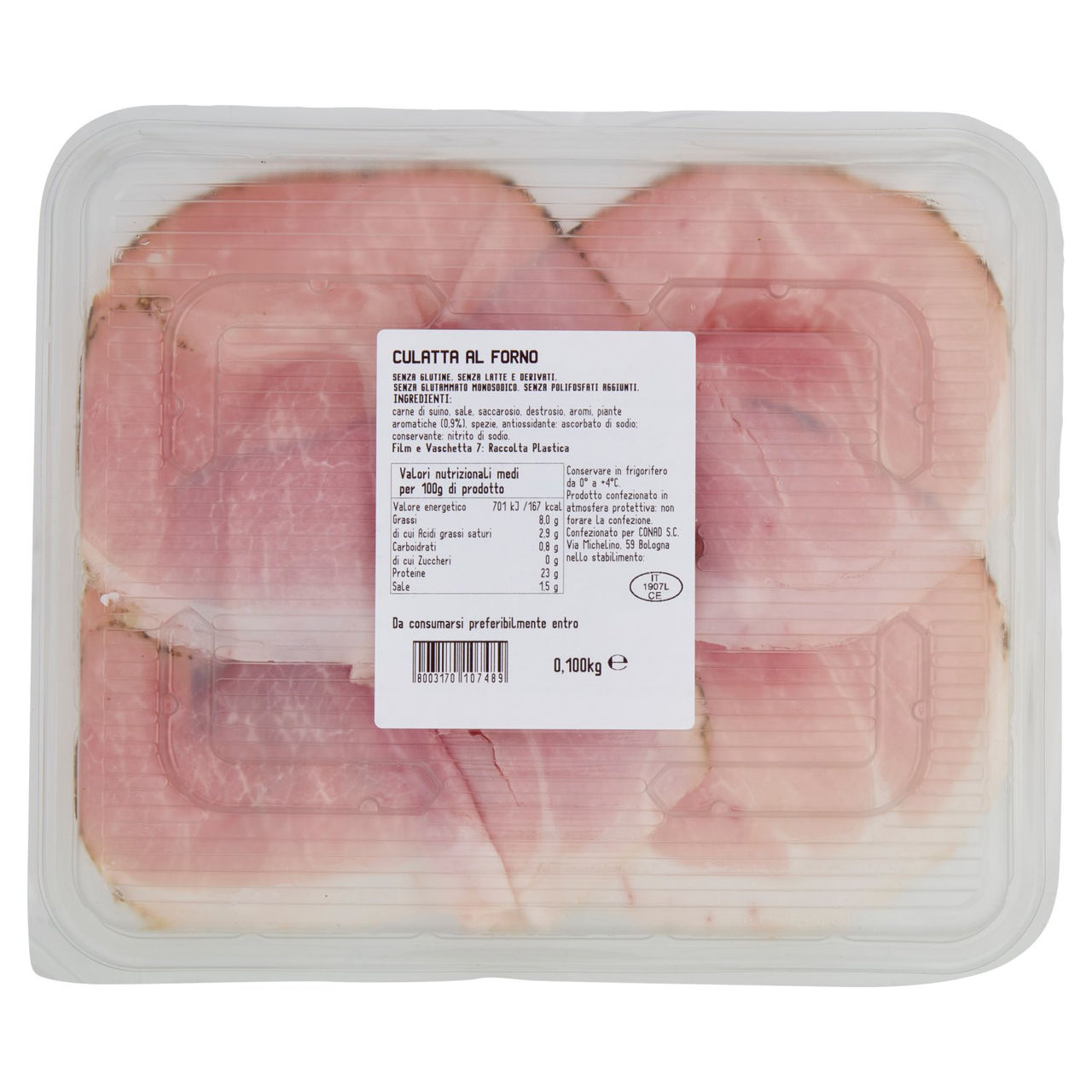 SAPORI & DINTORNI CONAD Culatta al Forno alle Erbe 0,100 kg