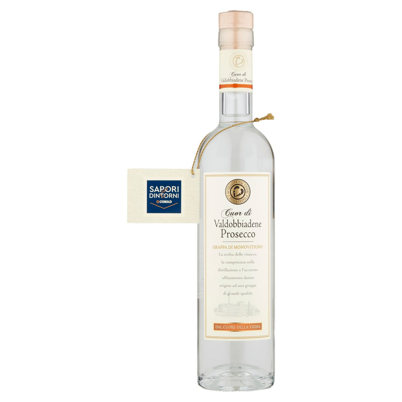 SAPORI & DINTORNI CONAD Cuor di Valdobbiadene Prosecco Grappa di Monovitigno 50 cl