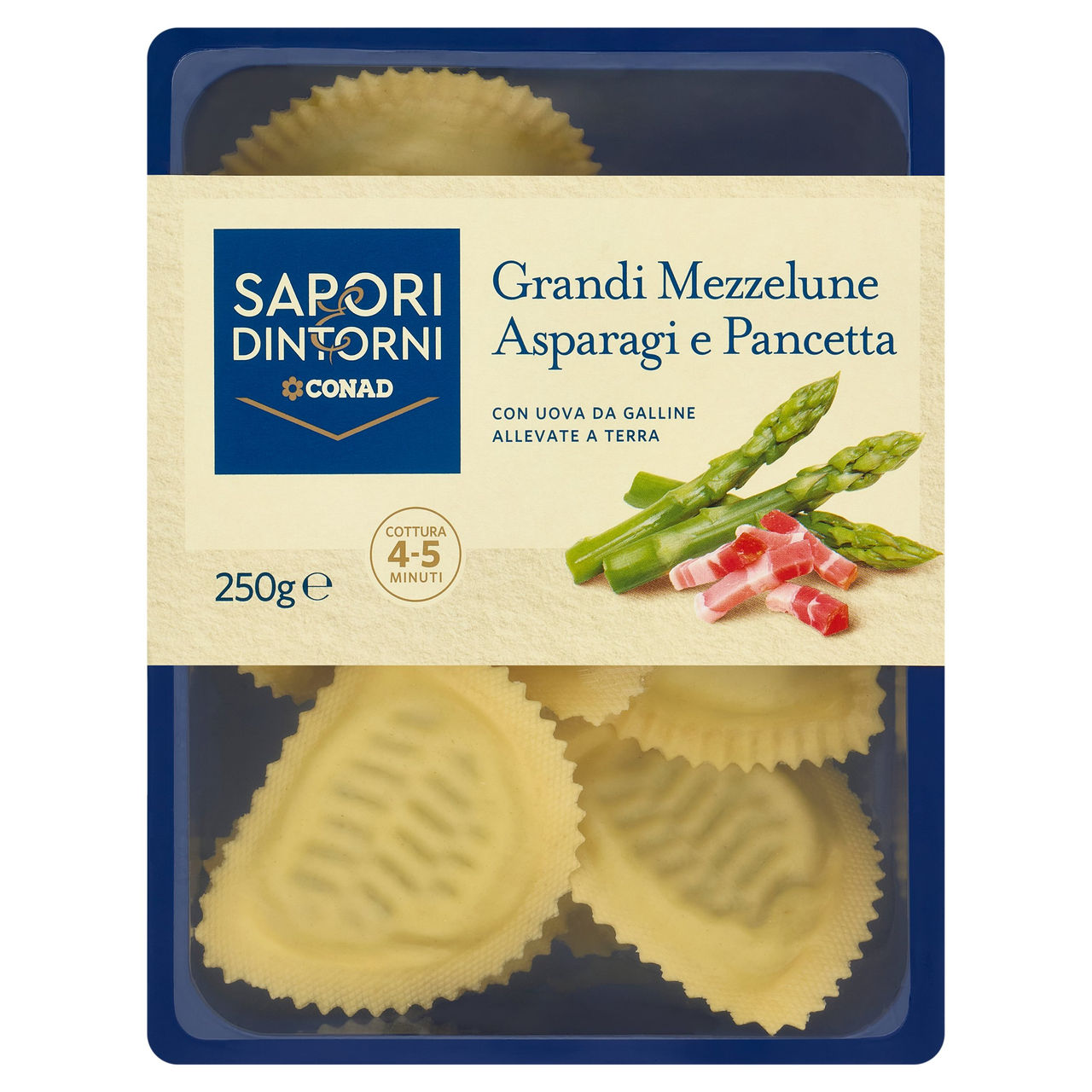 Grandi mezzelune asparagi Conad in vendita online