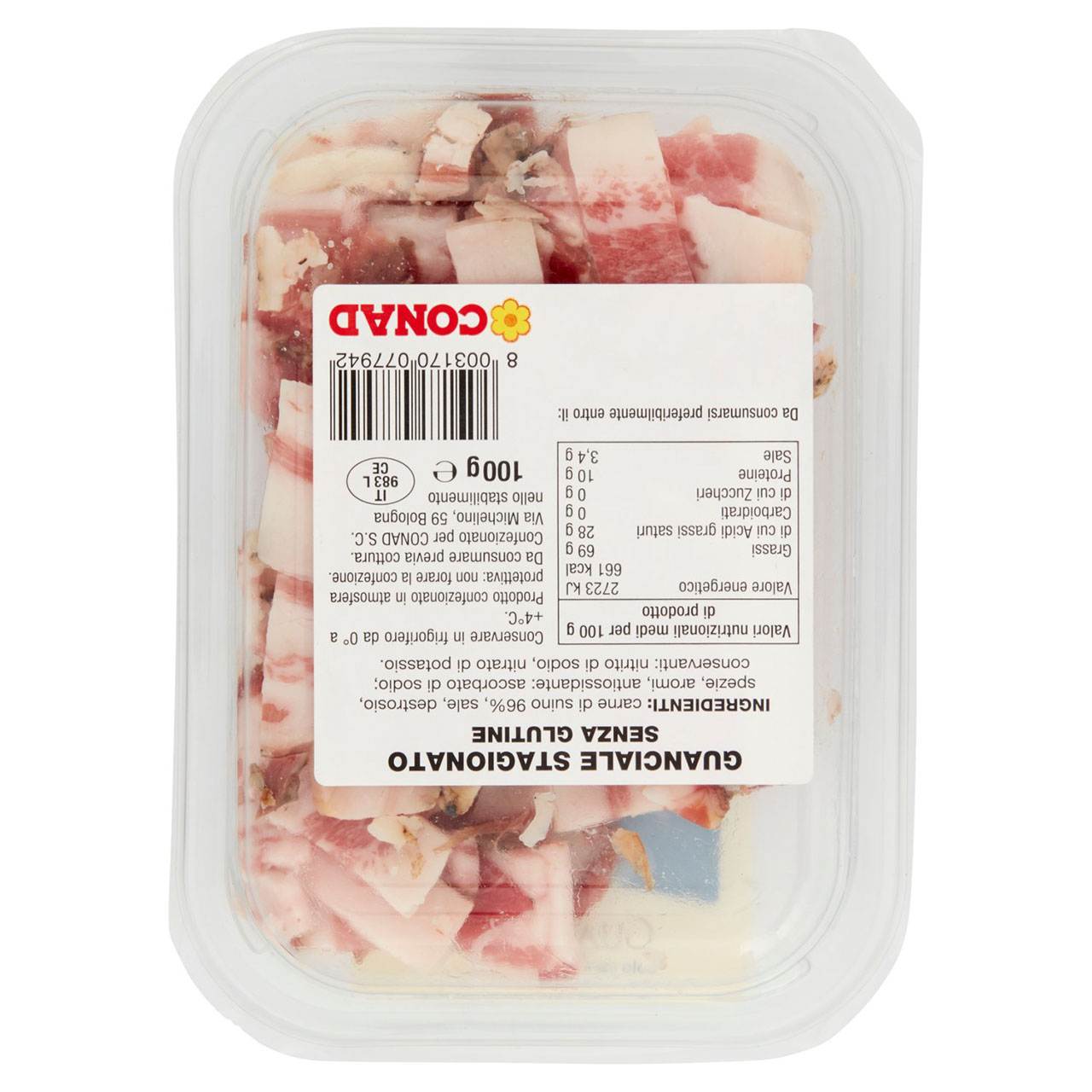 Guanciale 100 g Sapori e Dintorni Conad