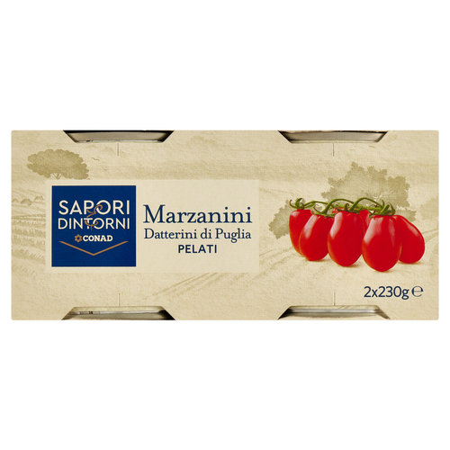 SAPORI & DINTORNI CONAD Marzanini Datterini di Puglia Pelati 2 x 230 g