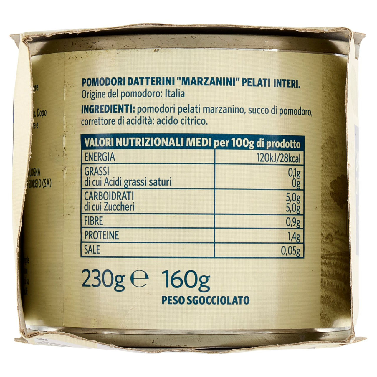 SAPORI & DINTORNI CONAD Marzanini Datterini di Puglia Pelati 2 x 230 g