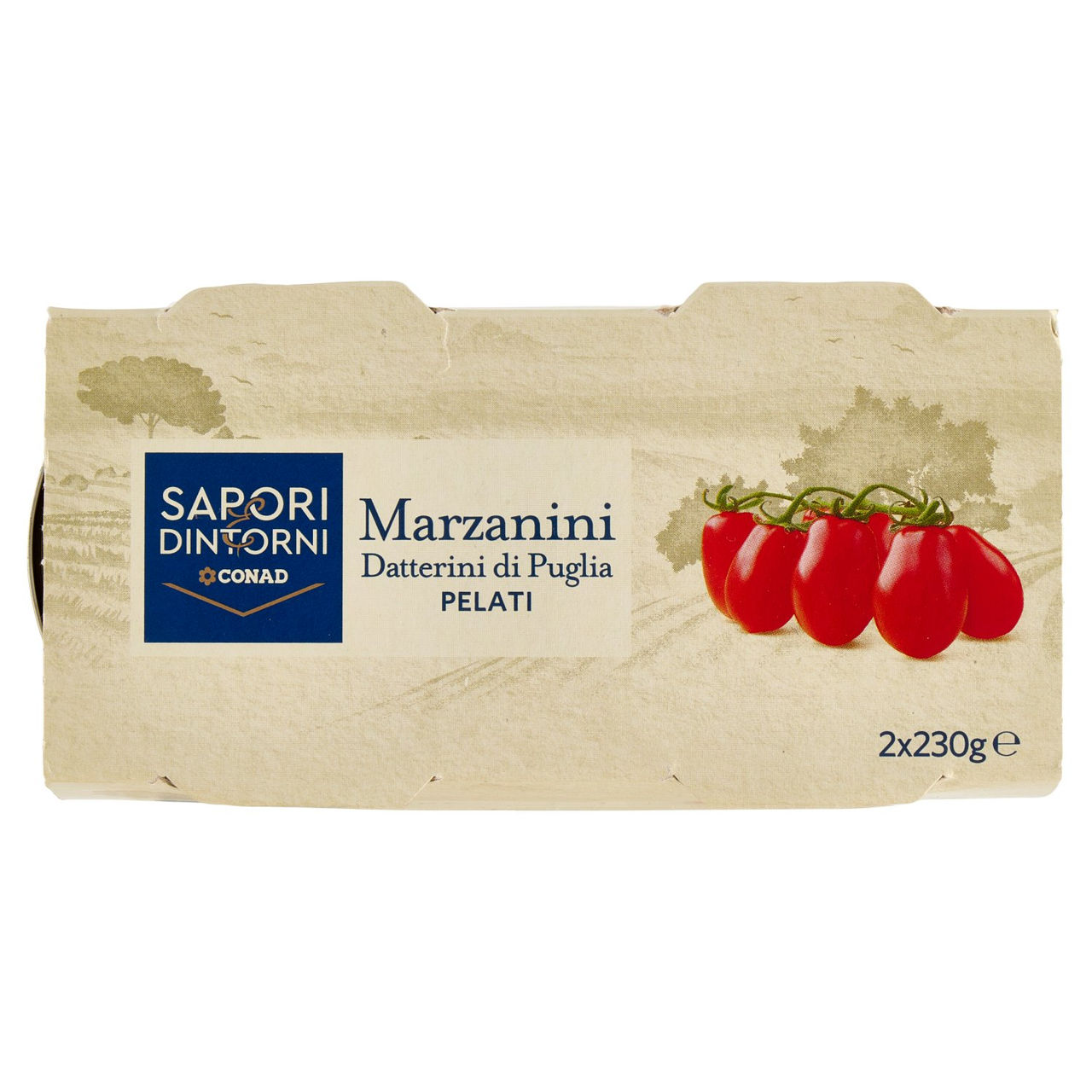 SAPORI & DINTORNI CONAD Marzanini Datterini di Puglia Pelati 2 x 230 g