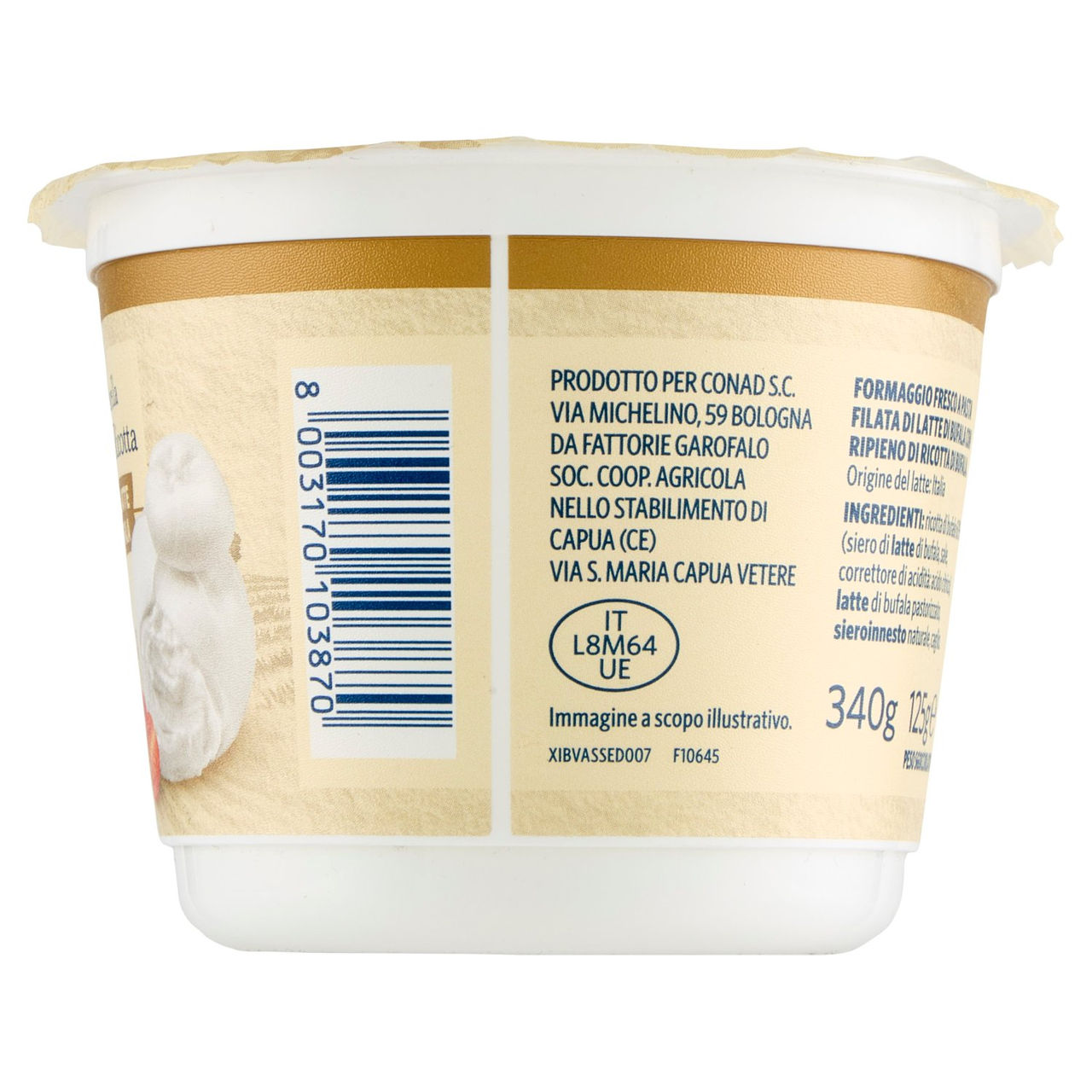 SAPORI & DINTORNI CONAD Mozzarella Cuor di Ricotta 125 g