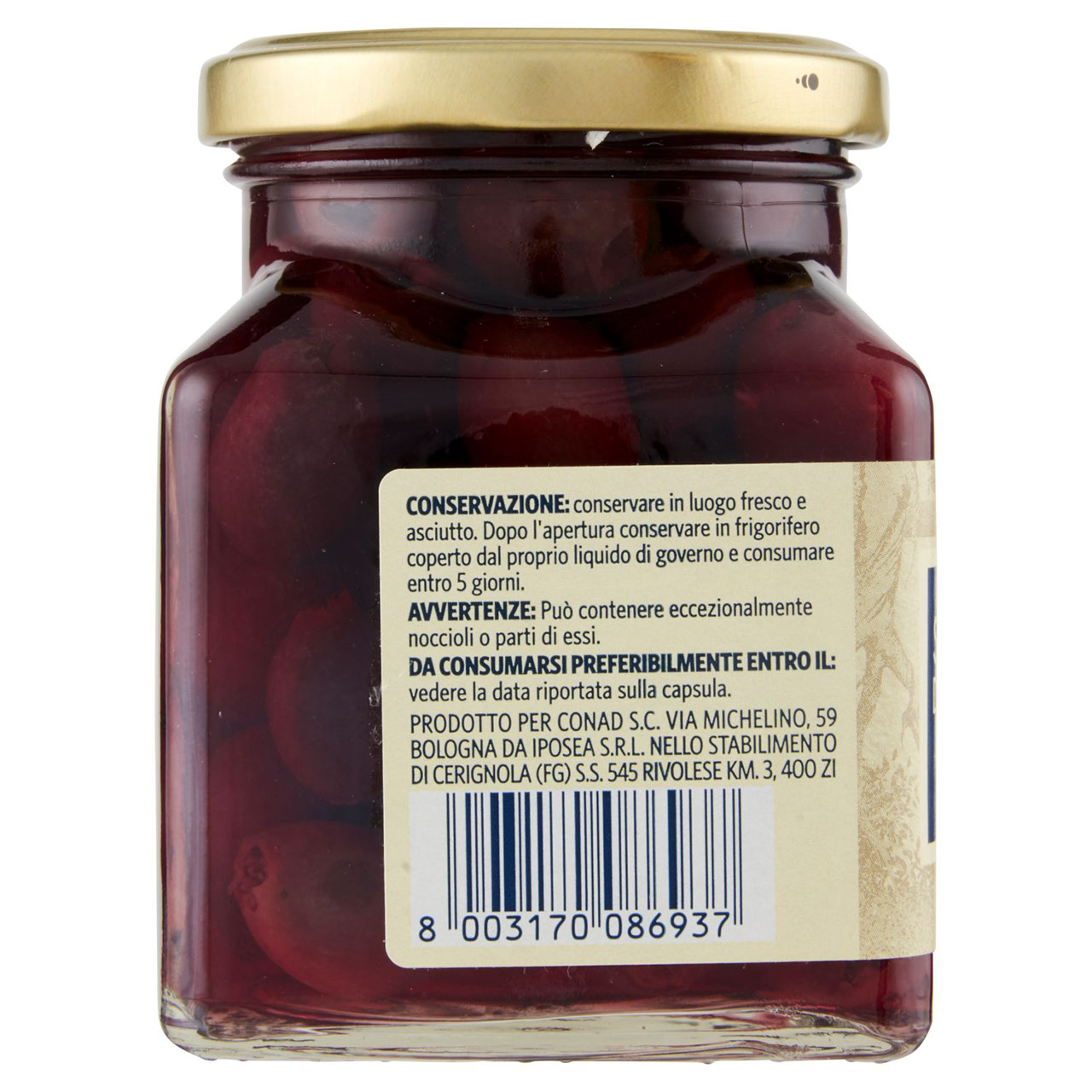 Olive Itrana denocciolate Conad in vendita online