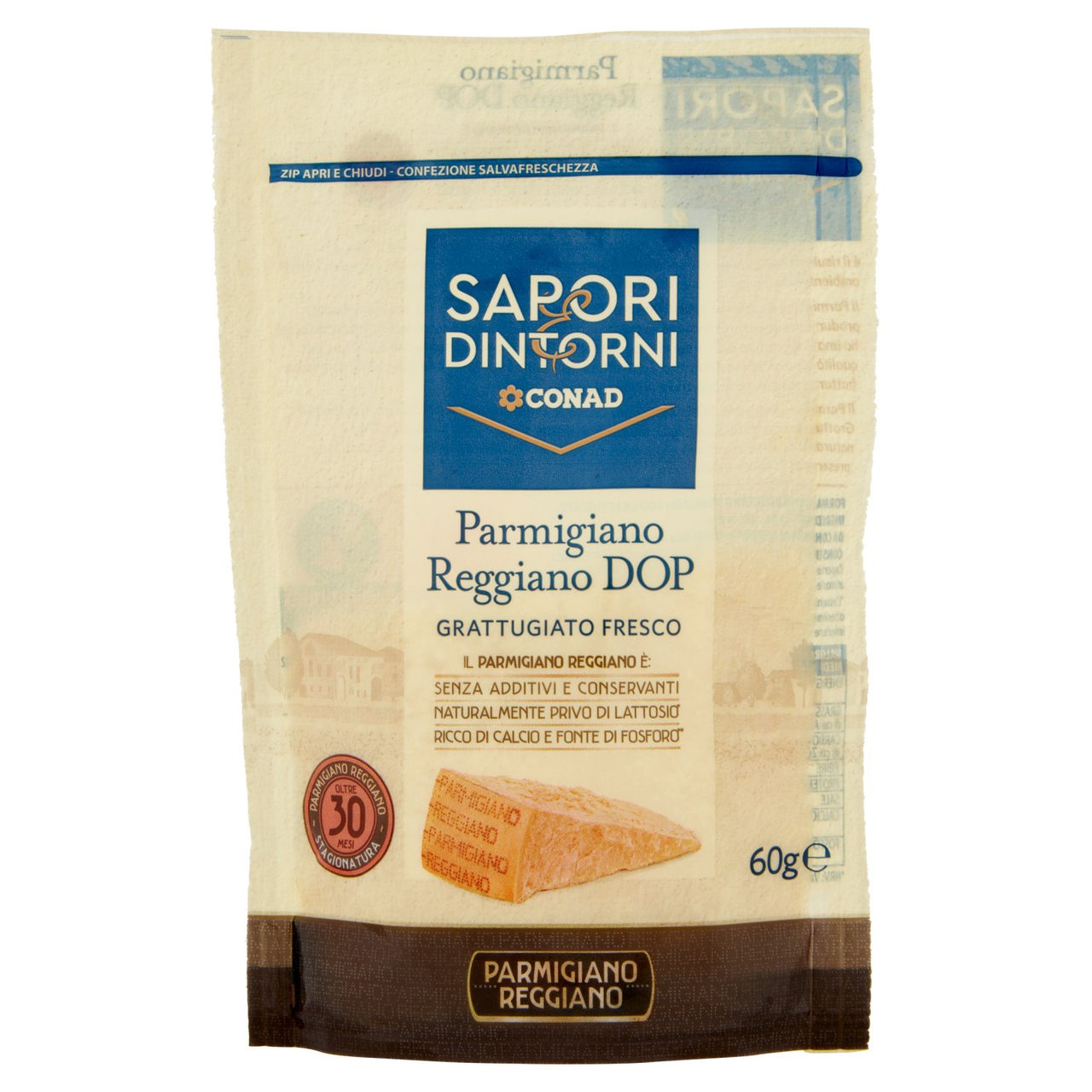 Parmigiano Reggiano DOP Grattugiato Fresco 60 g