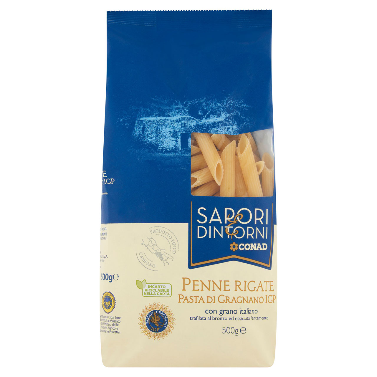 SAPORI & DINTORNI CONAD Penne Rigate Pasta di Gragnano IGP 500 g