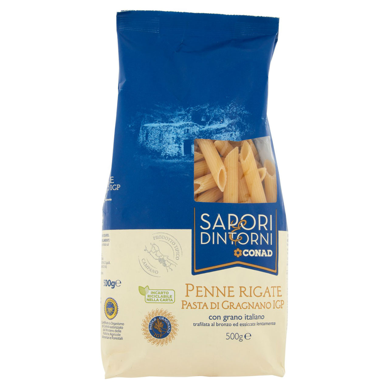 SAPORI & DINTORNI CONAD Penne Rigate Pasta di Gragnano IGP 500 g