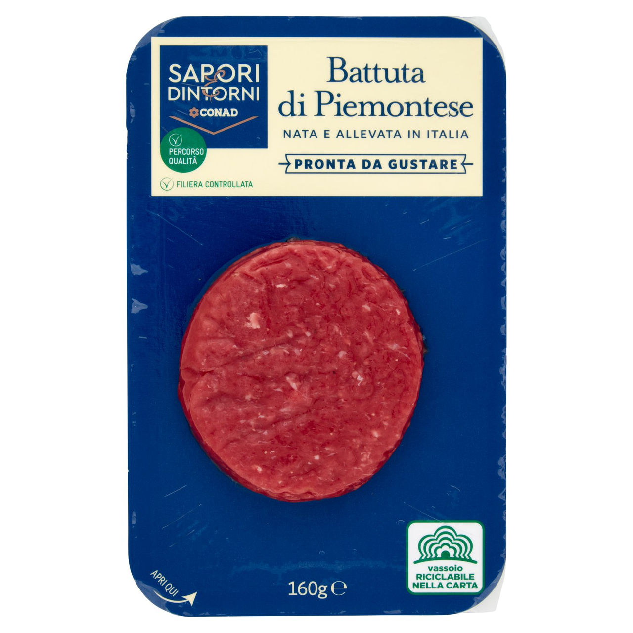 SAPORI & DINTORNI CONAD Percorso Qualità Battuta di Piemontese 160 g