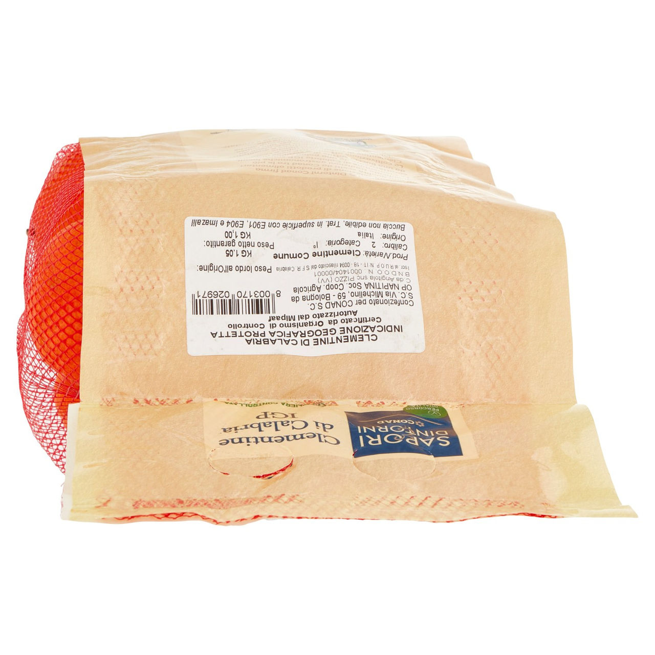 SAPORI & DINTORNI CONAD Percorso Qualità Clementine di Calabria IGP Italia cal. 2 1 kg