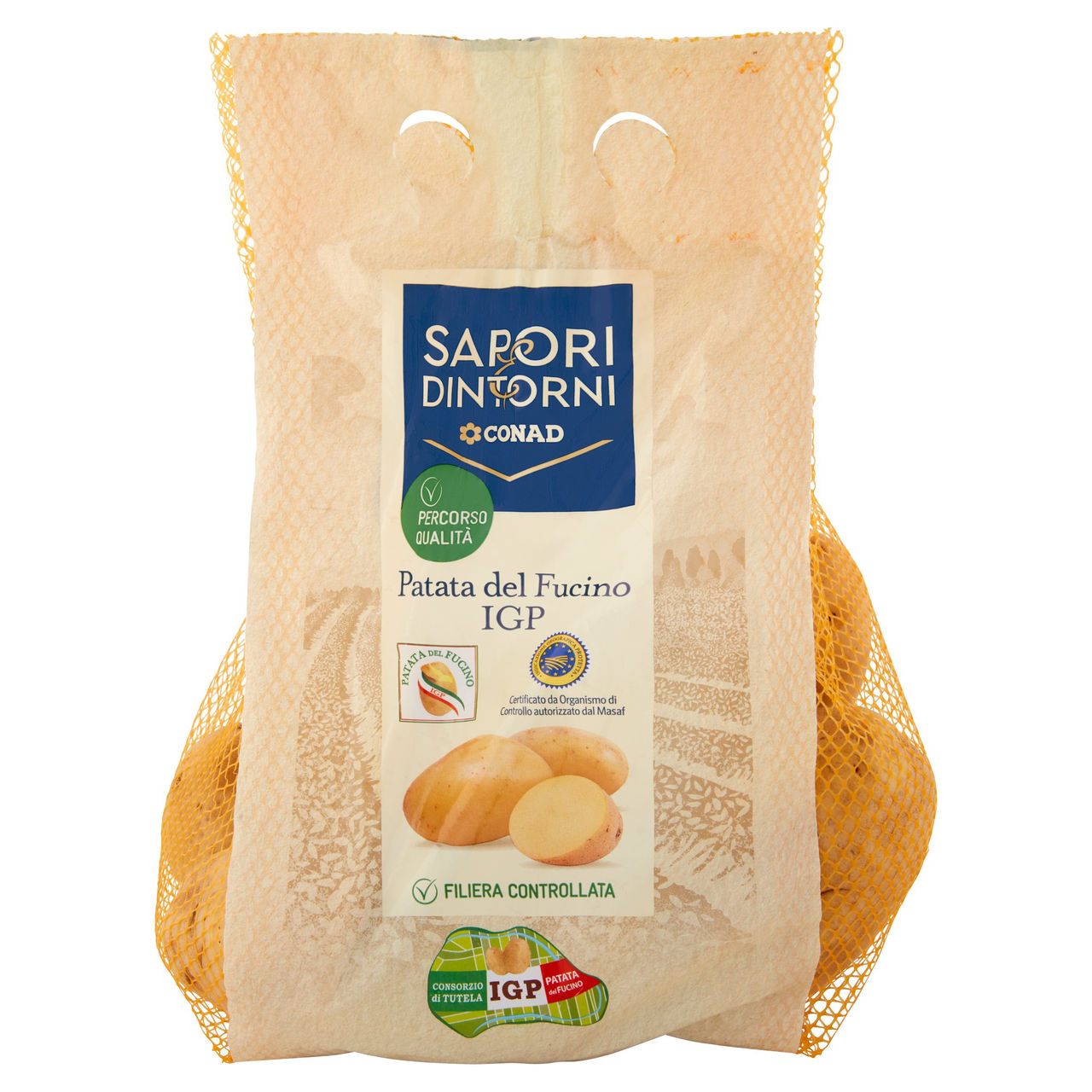 SAPORI & DINTORNI CONAD Percorso Qualità Patata del Fucino IGP Agata Italia Cal. 45/75 1,5 kg