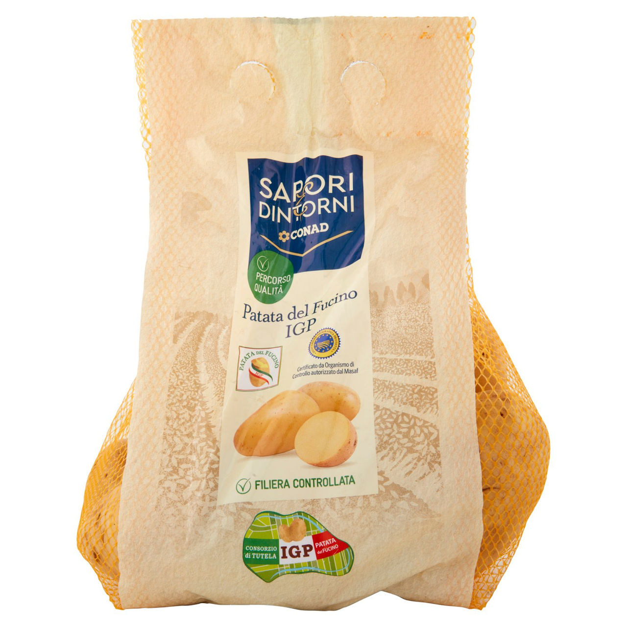 SAPORI & DINTORNI CONAD Percorso Qualità Patata del Fucino IGP Agata Italia Cal. 45/75 1,5 kg
