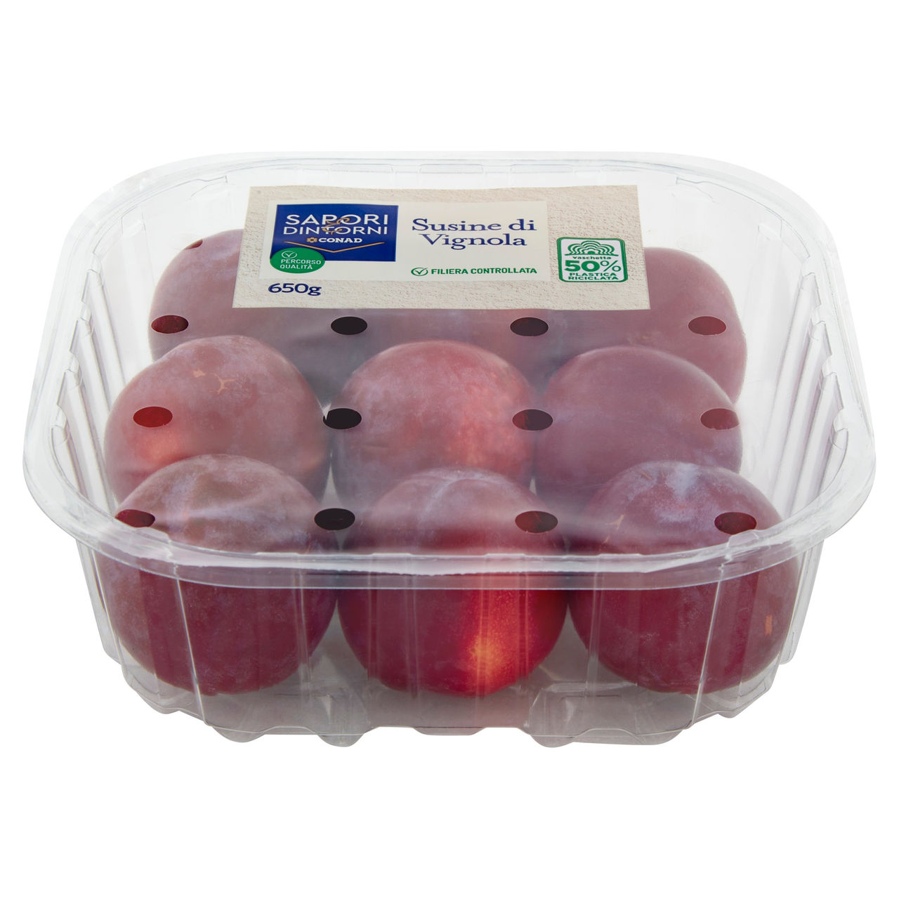 SAPORI & DINTORNI CONAD Percorso Qualità Susine di Vignola Afrodite Italia cal. 50/60 650 g