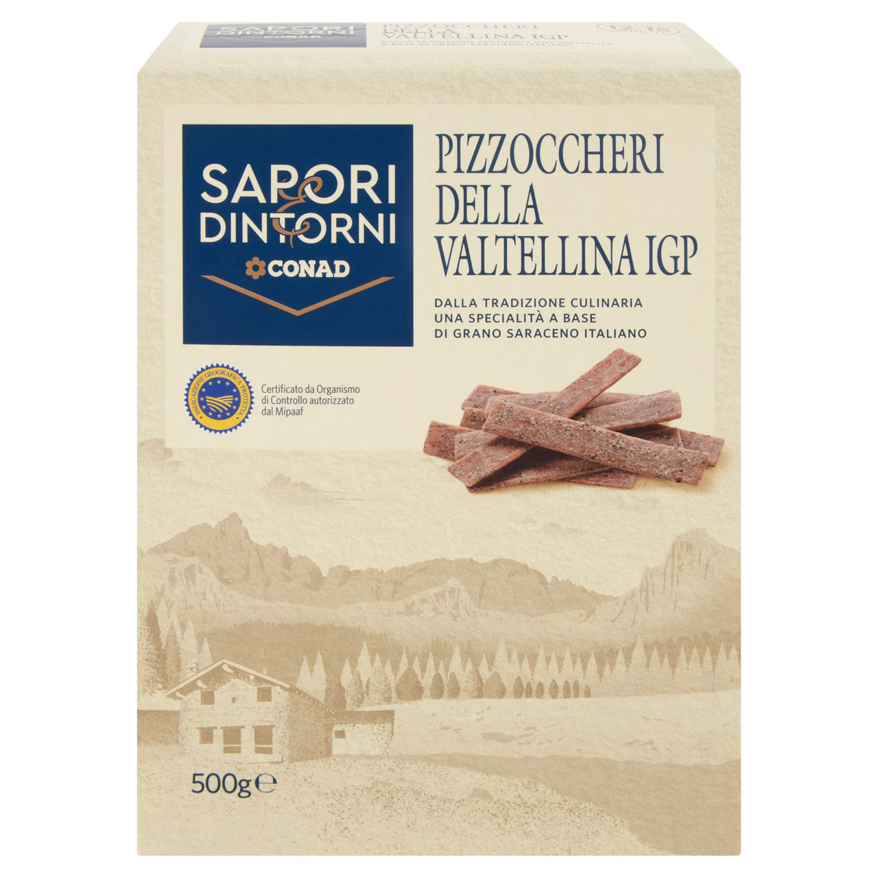 Pizzoccheri della Valtellina IGP 500 g Conad