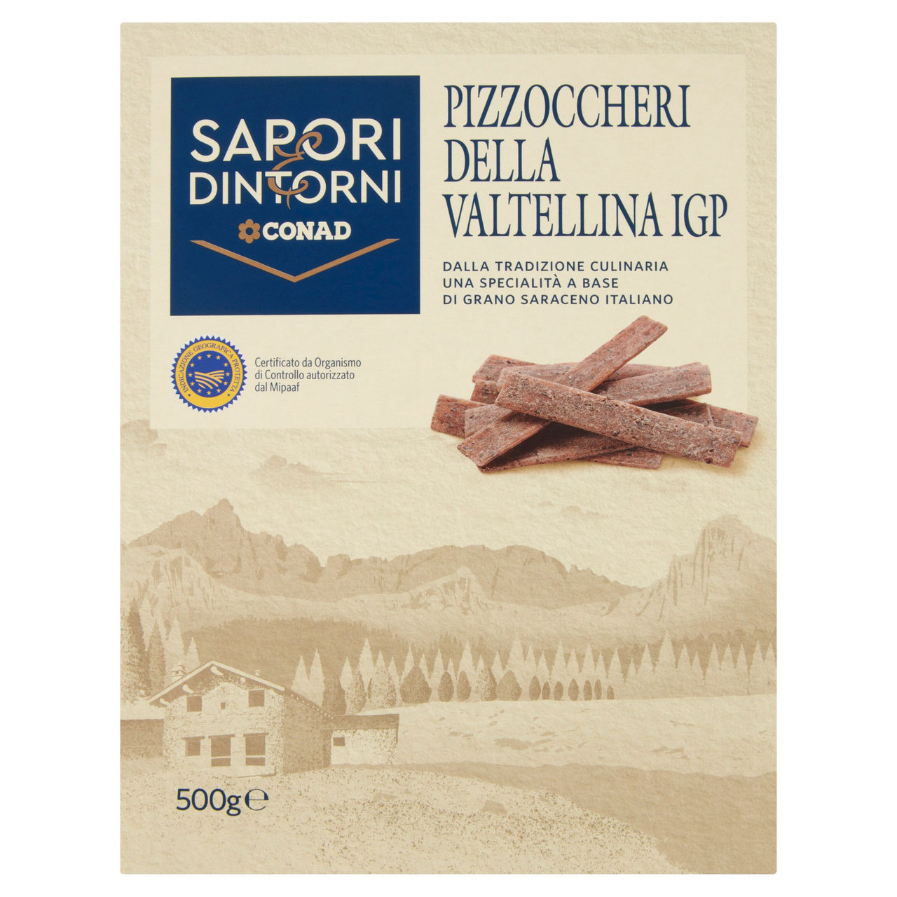 Pizzoccheri della Valtellina IGP 500 g Conad