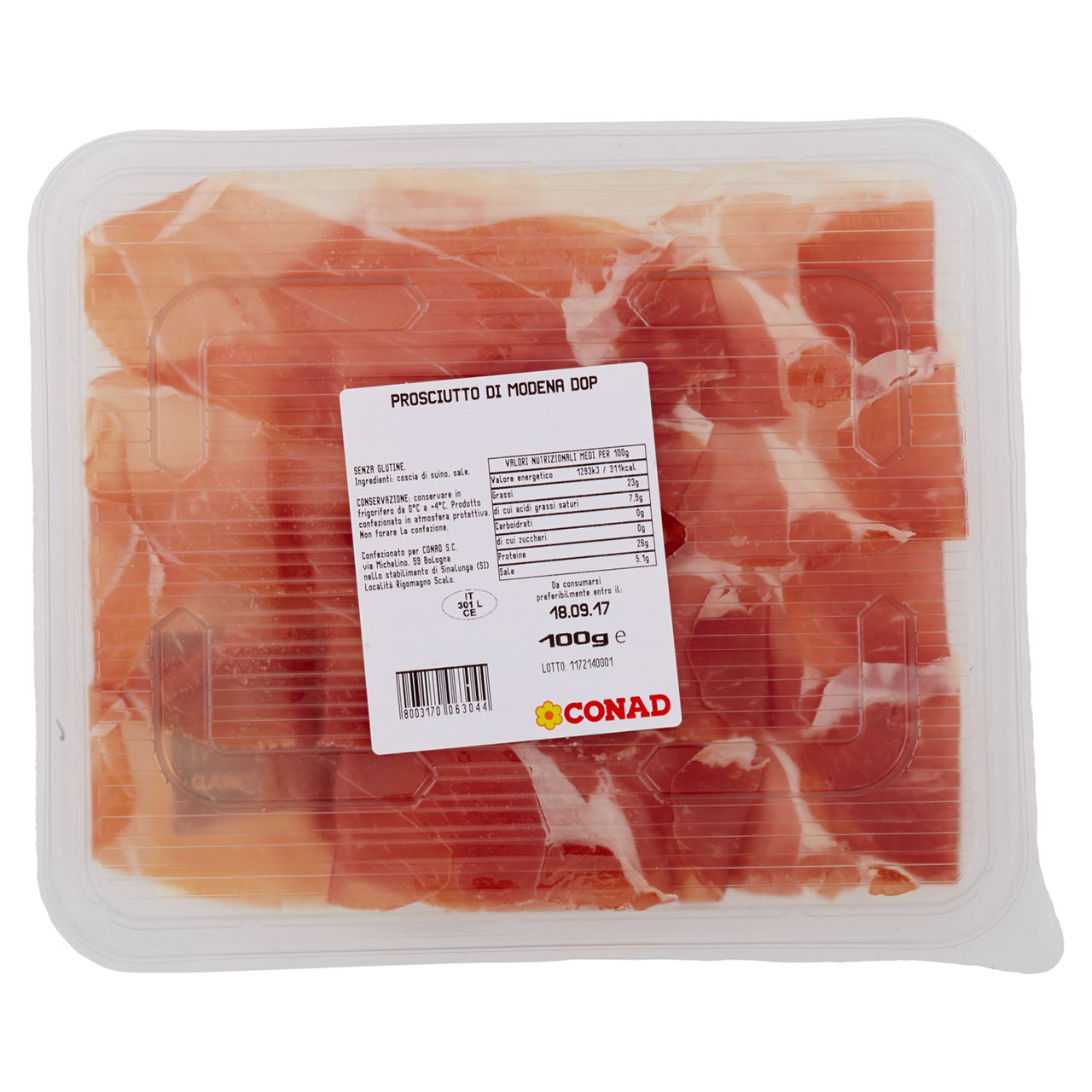 SAPORI & DINTORNI CONAD Prosciutto di Modena DOP 100 g