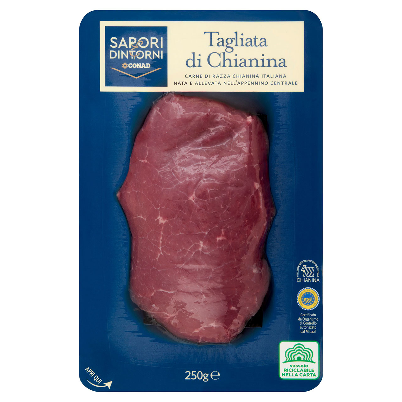 Tagliata di Chianina 250 g Sapori e Dintorni