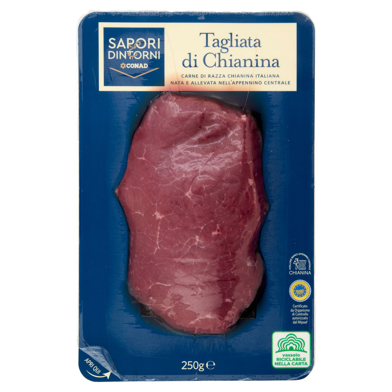 Tagliata di Chianina 250 g Sapori e Dintorni