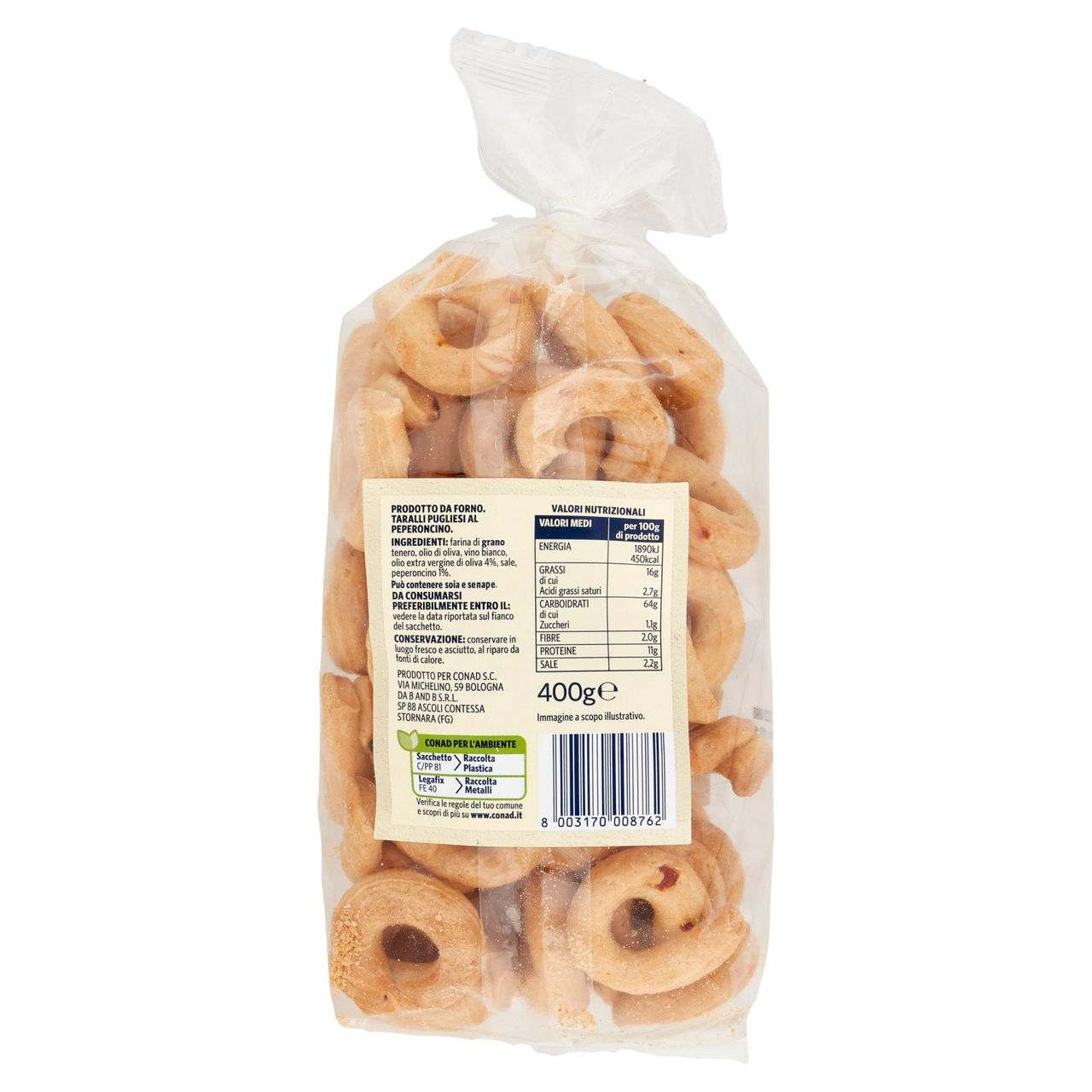 Taralli Pugliesi al Peperoncino in vendita online