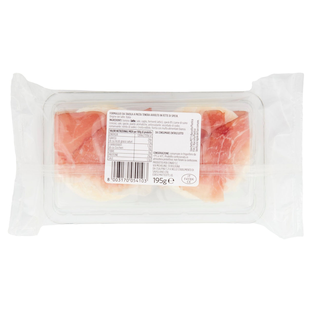 Tomini con Speck 195 g Sapori e Dintorni Conad