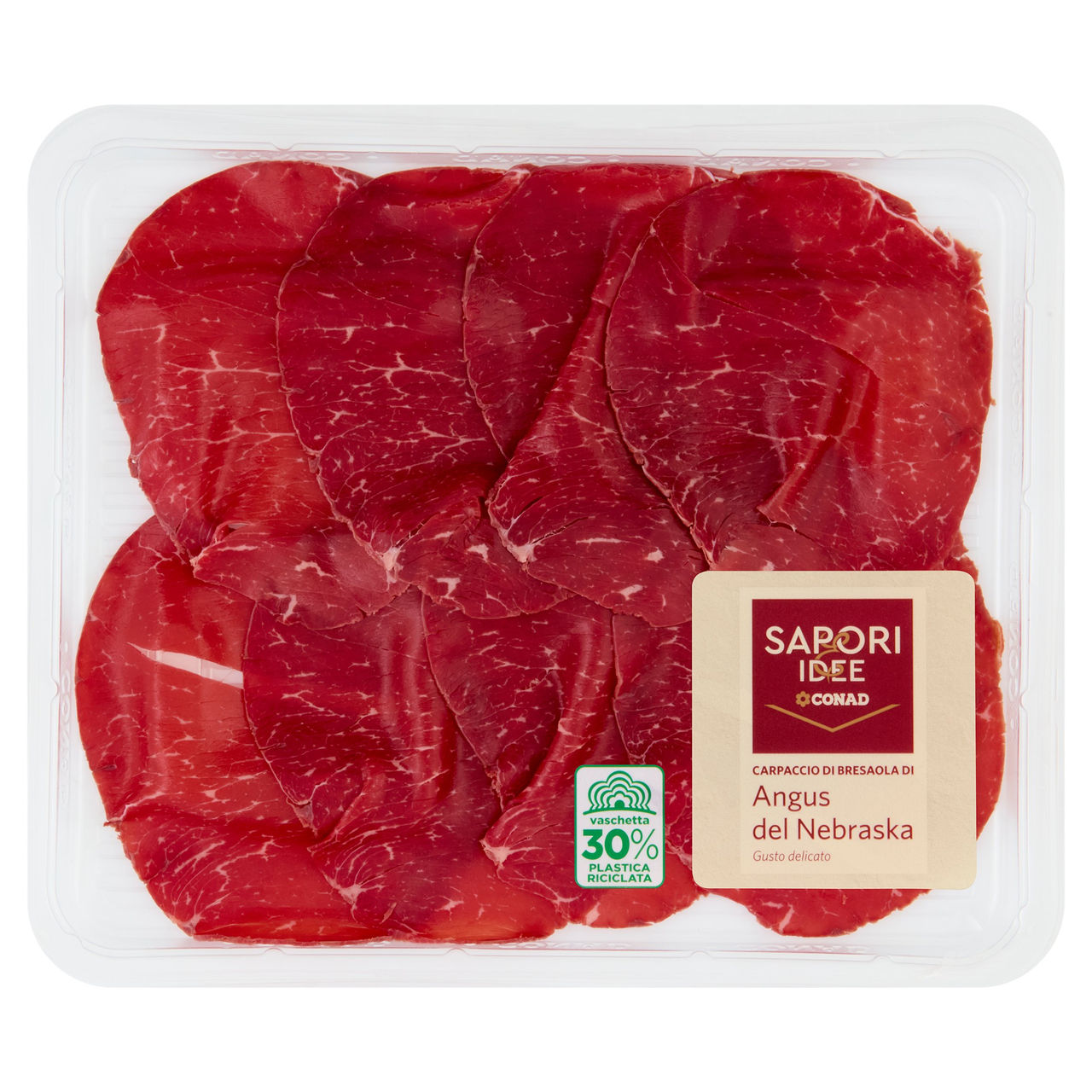 SAPORI & IDEE CONAD Carpaccio di Bresaola di Angus del Nebraska 0,090 kg