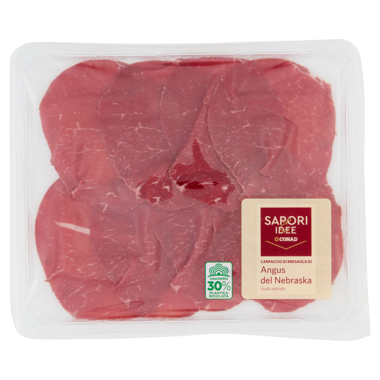 SAPORI & IDEE CONAD Carpaccio di Bresaola di Angus del Nebraska 0,090 kg