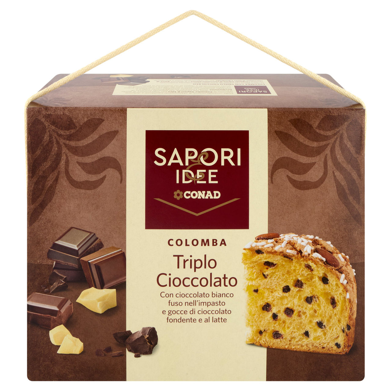 SAPORI & IDEE CONAD Colomba Triplo Cioccolato 750 g