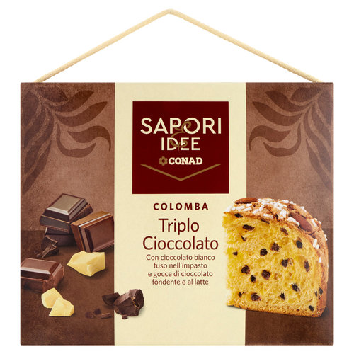 SAPORI & IDEE CONAD Colomba Triplo Cioccolato 750 g
