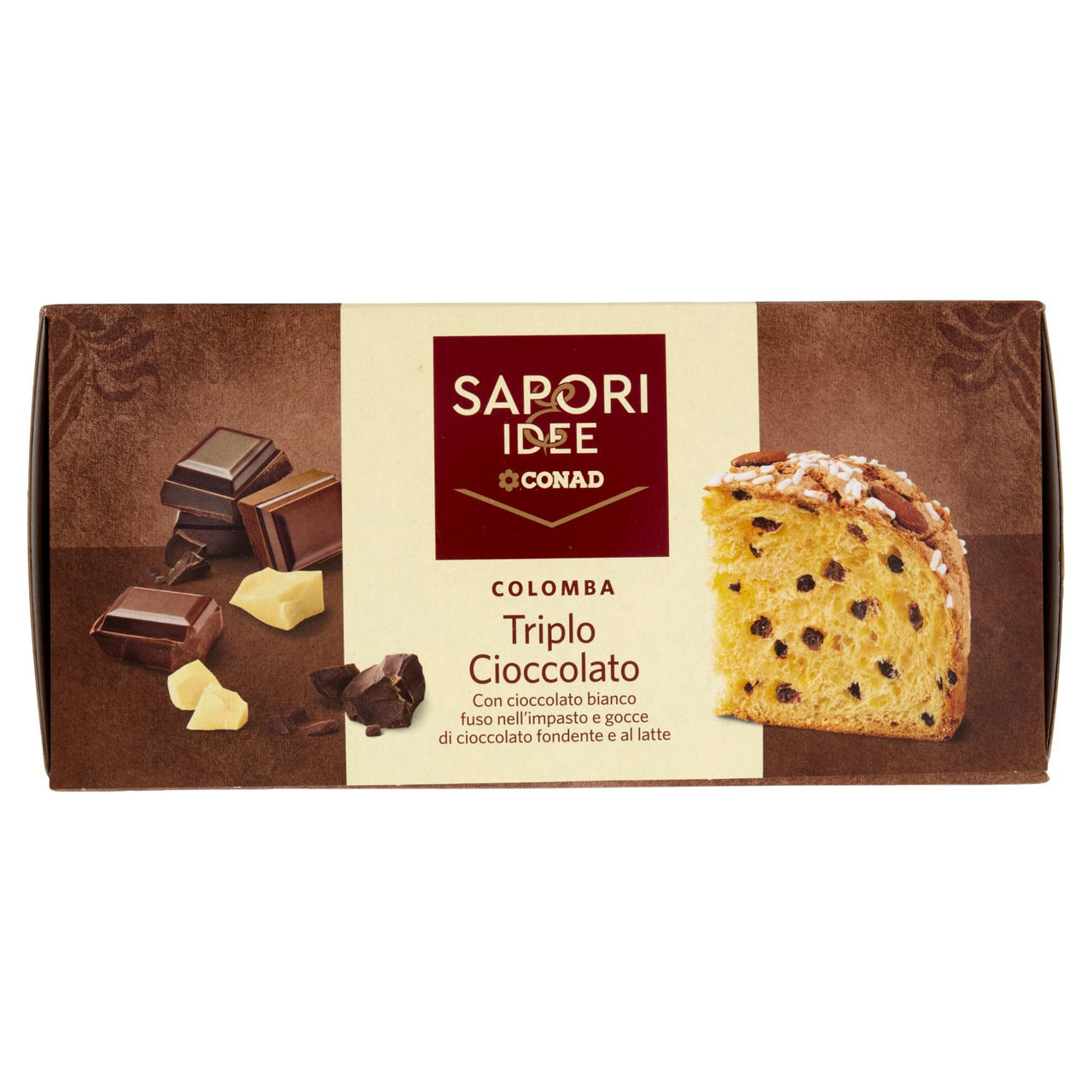 SAPORI & IDEE CONAD Colomba Triplo Cioccolato 750 g
