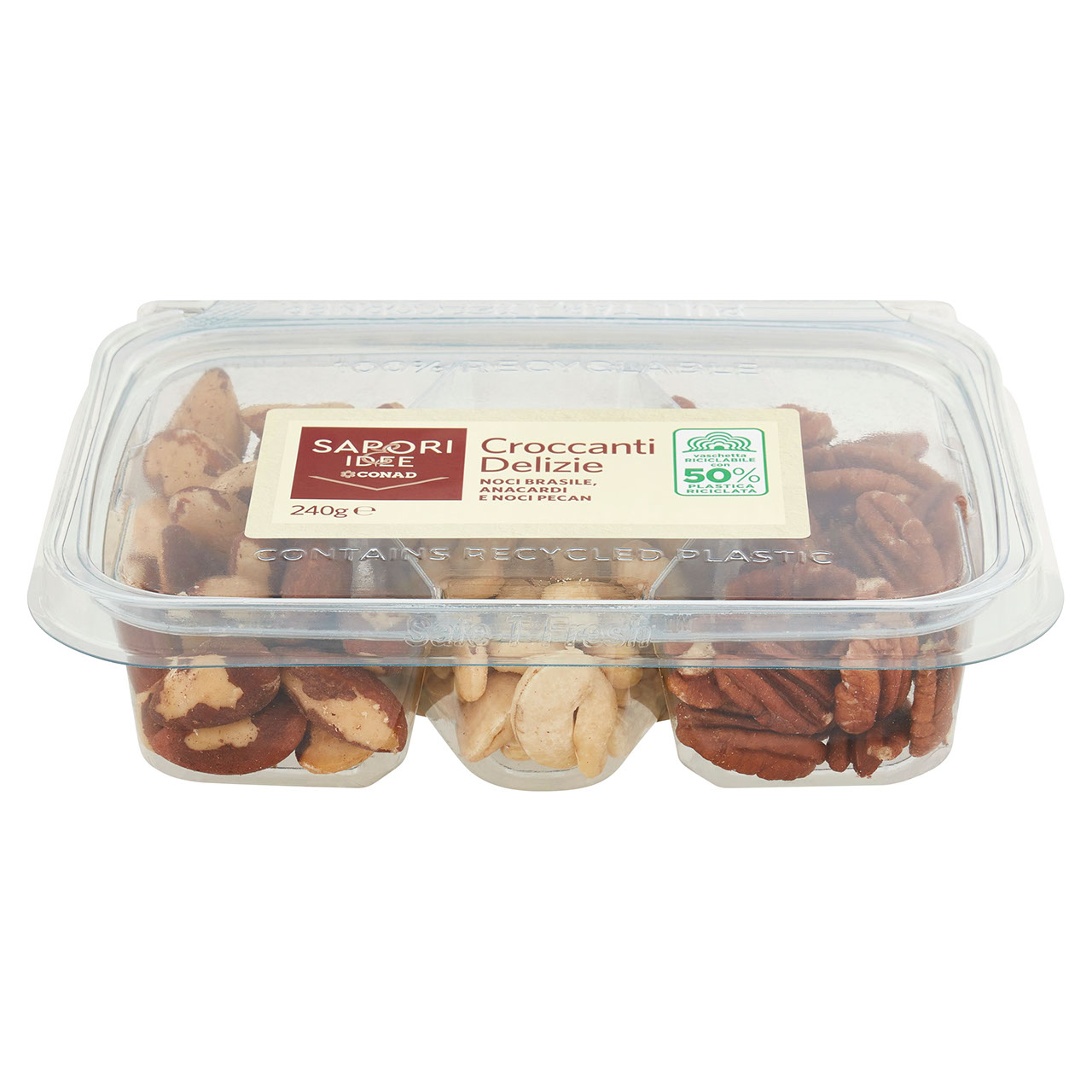 Croccanti Delizie Noci Brasile, Pecan e Anacardi