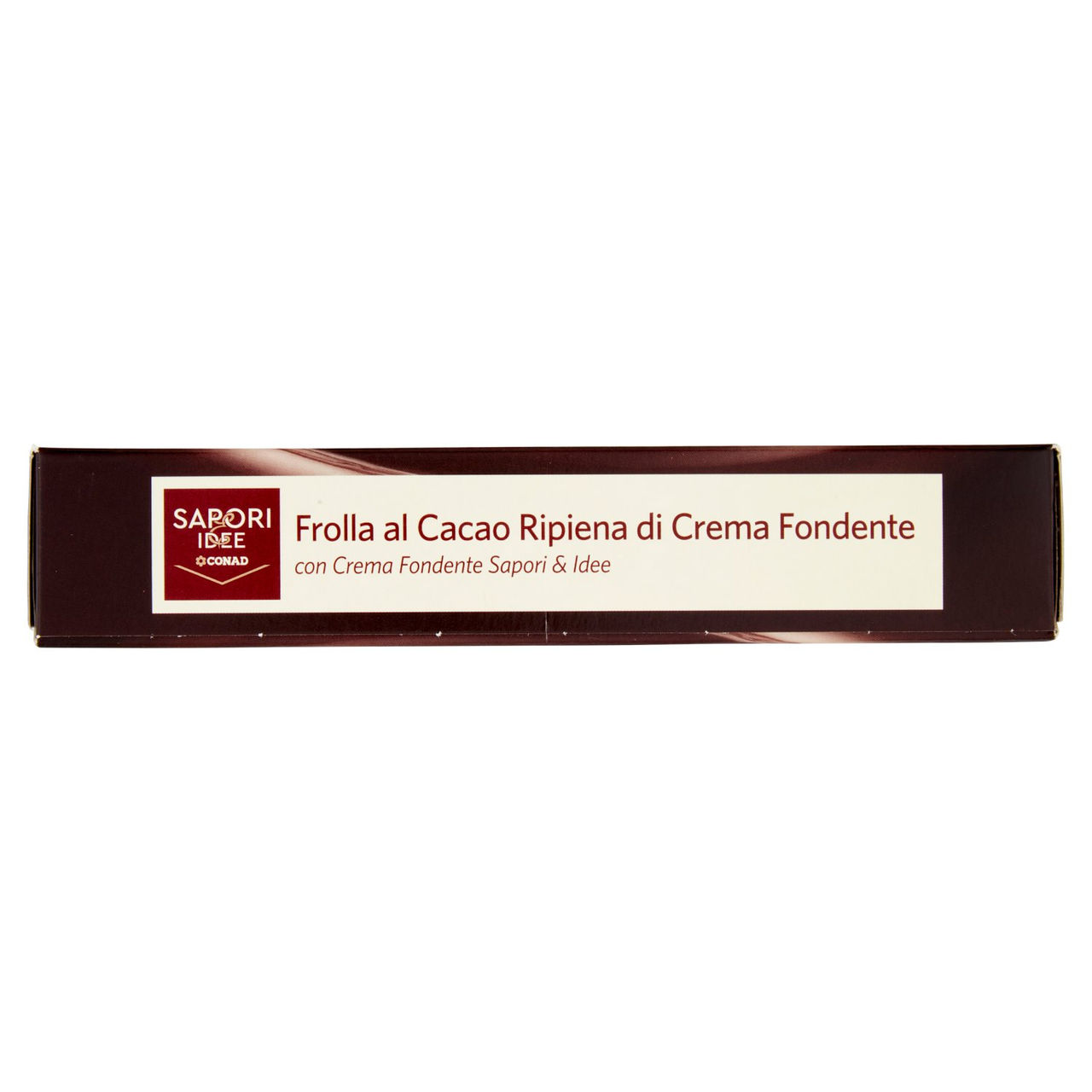 SAPORI & IDEE CONAD Frolla al Cacao Ripiena di Crema Fondente 150 g