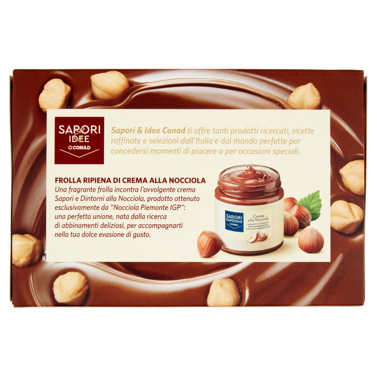 SAPORI & IDEE CONAD Frolla Ripiena di Crema alla Nocciola 150 g